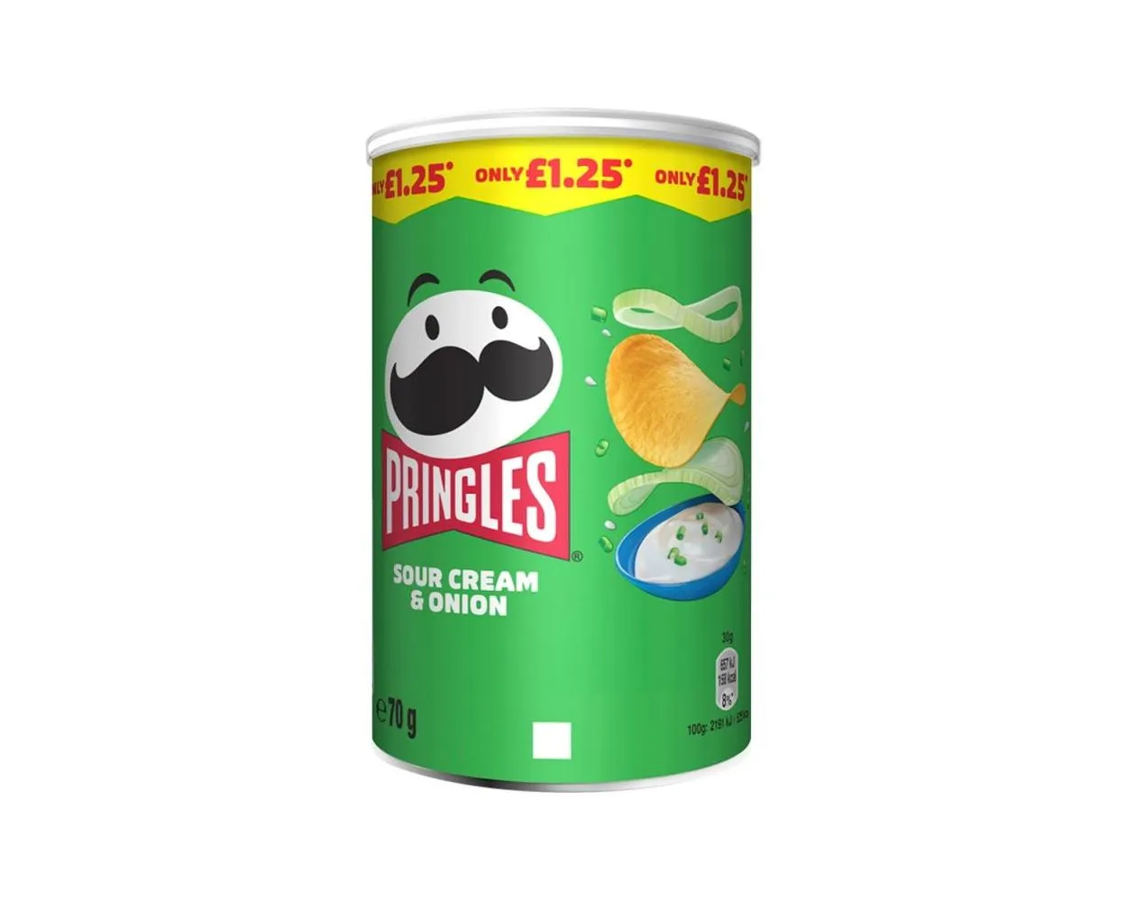 Pringles sour cream & onion pm£1.25