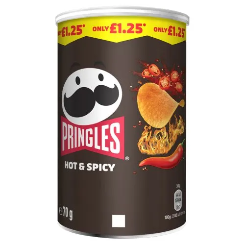 Pringles Hot And Spicy PM £1.25