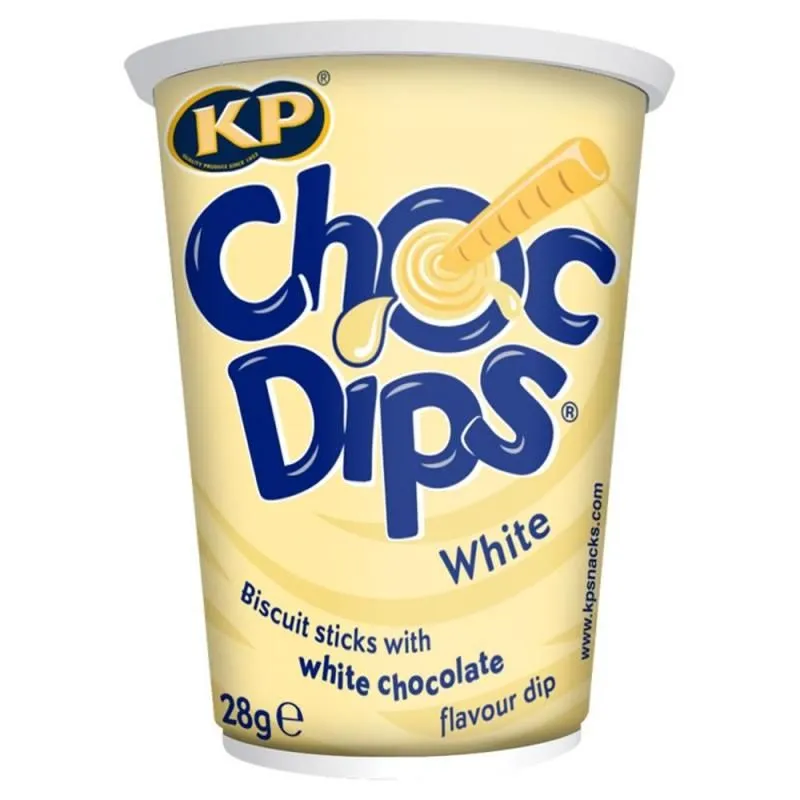 Kp chocolate dips white