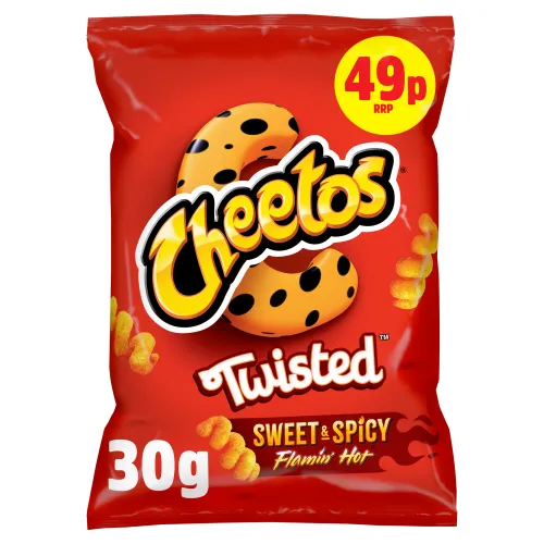 Cheetos twist flamming hot pmp 49p