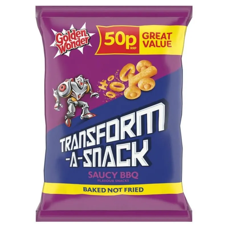 Transforma a snack saucy bbq pm 50p