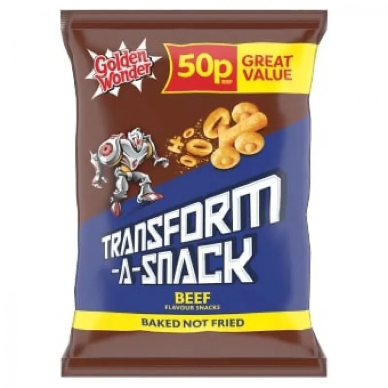Golden wonder transform-a-snack beef£50p