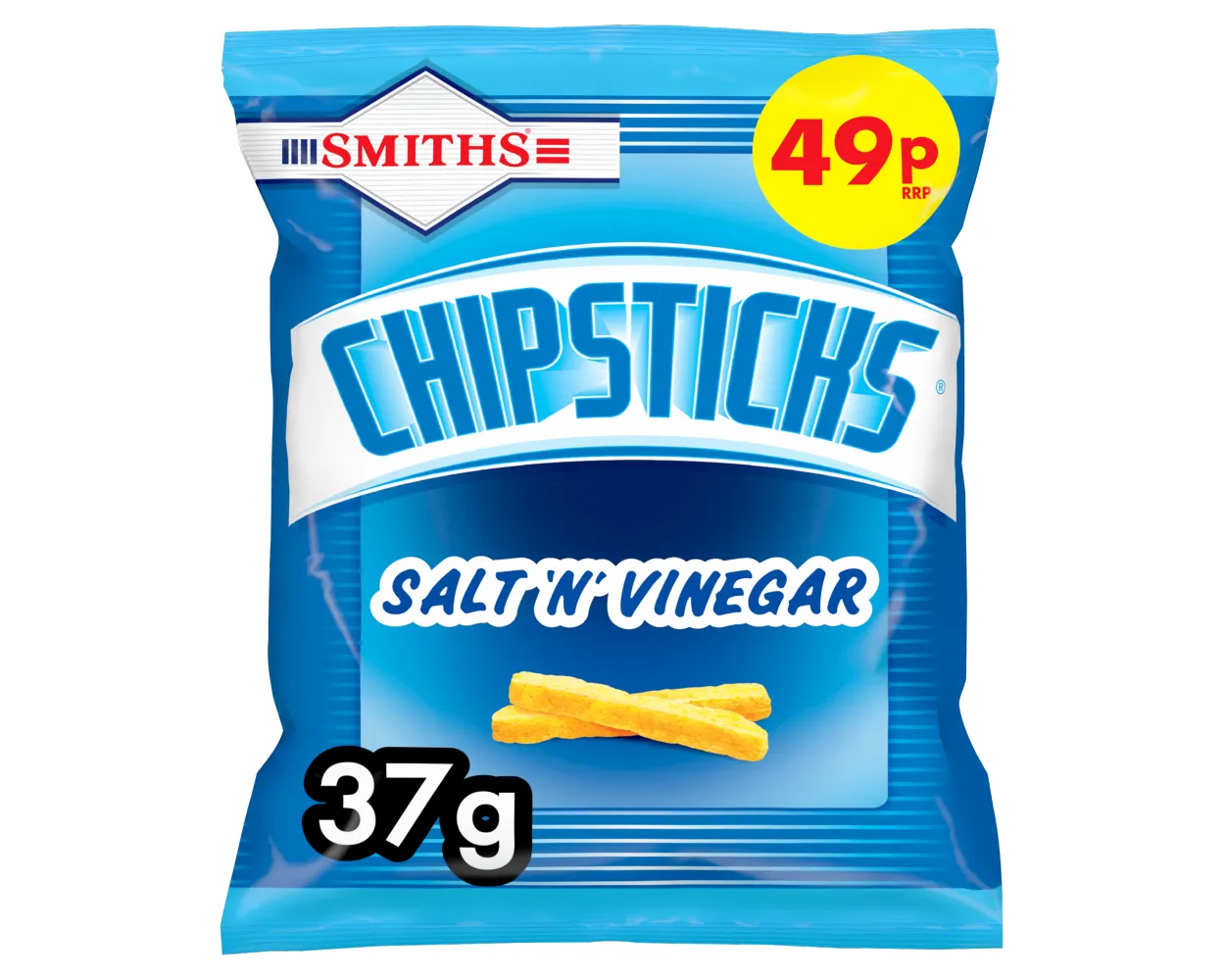 Walkers chipsticks salt & vinegar pmp £0.49