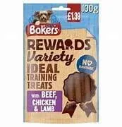 Bakers rewards variety treats pm£1.39