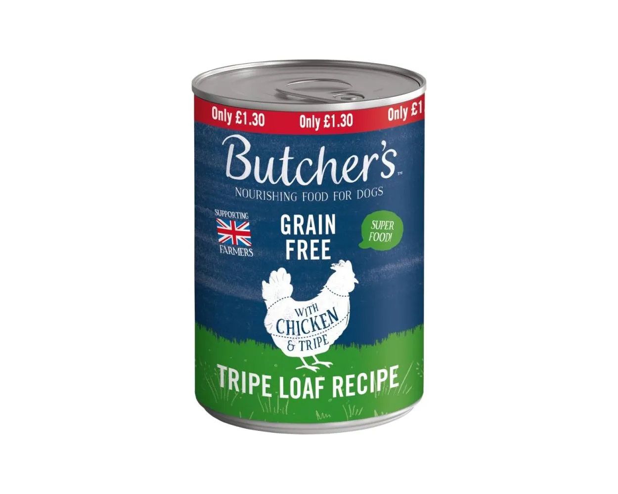 Butchers Dog Chicken Tripe PM £1.30