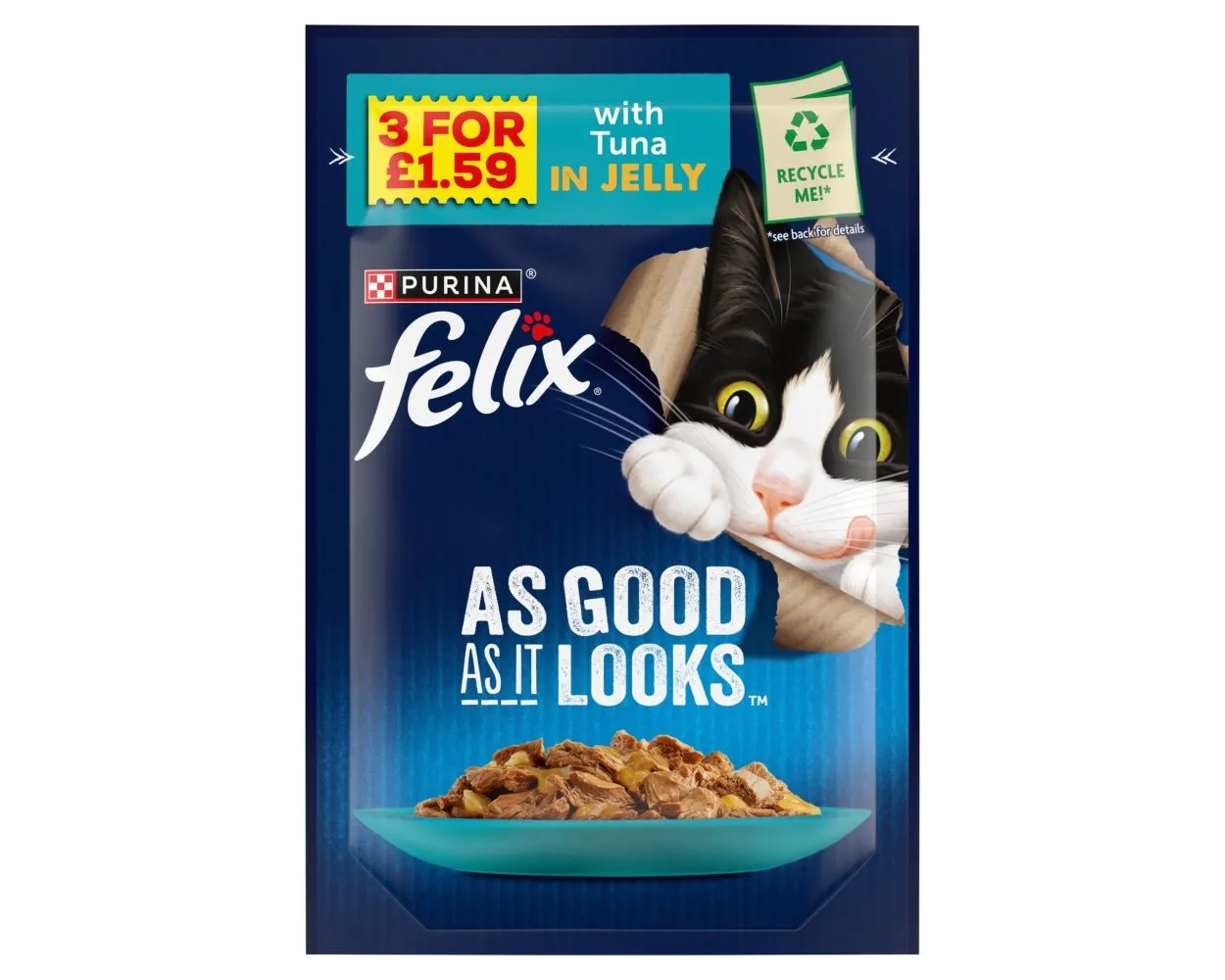 Felix agail tuna pouch 3/£1.59