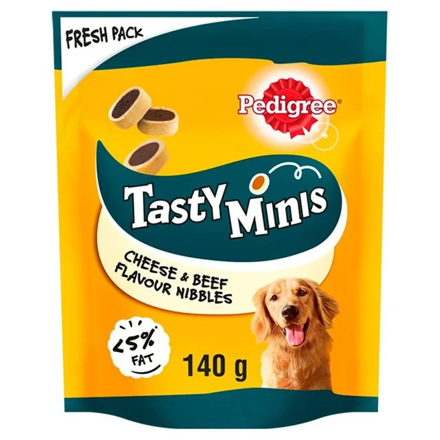 Pedigree tasty minis cheese