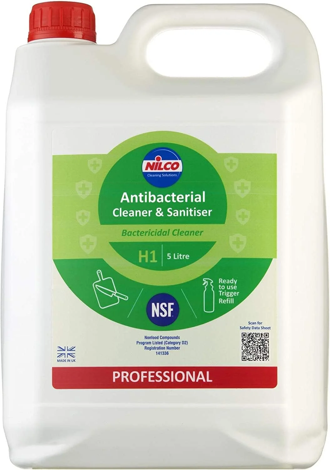 Nilco antibac cleaner sanitiser refill 10795