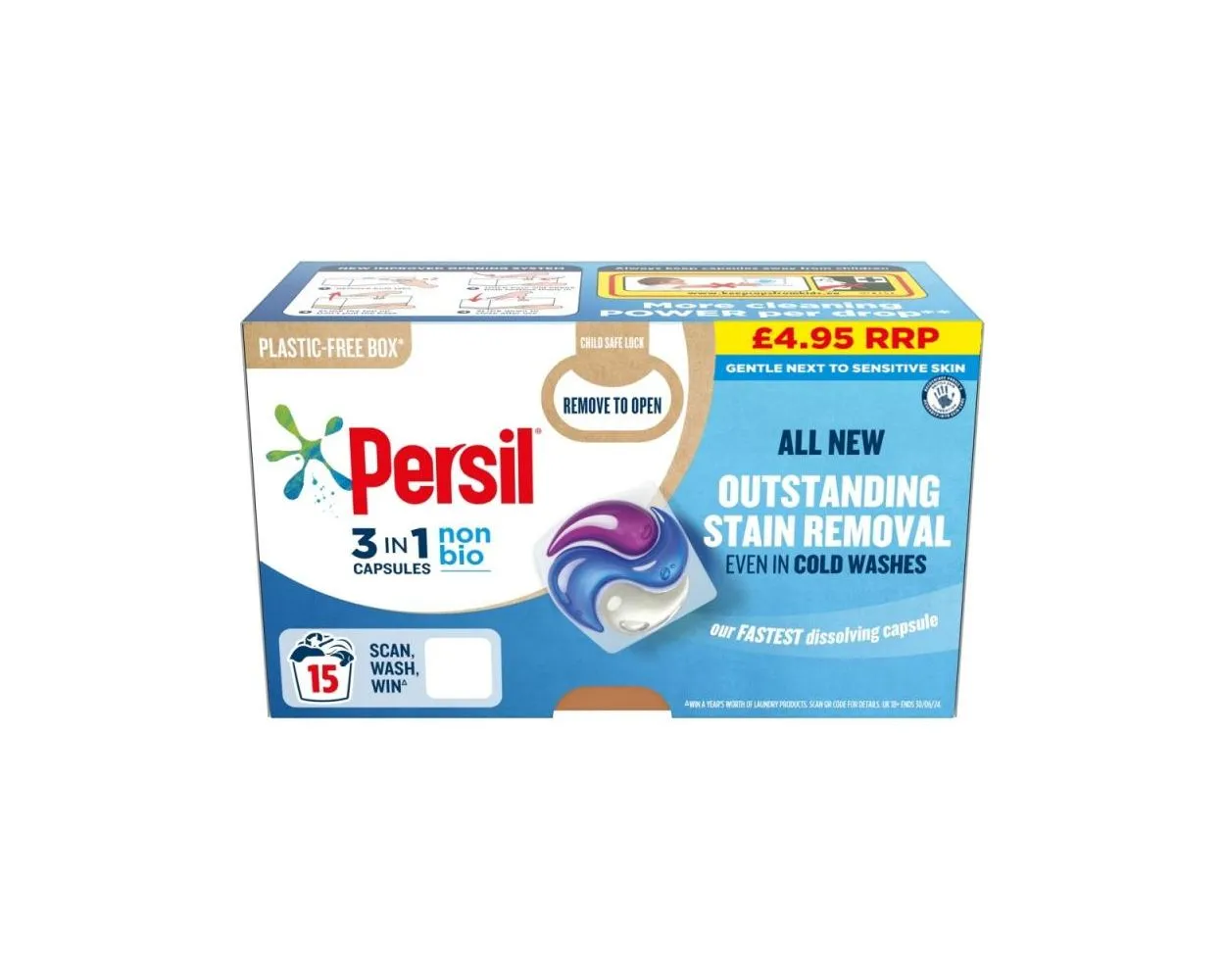 Persil Capsules Non Bio PM £4.95 15wash