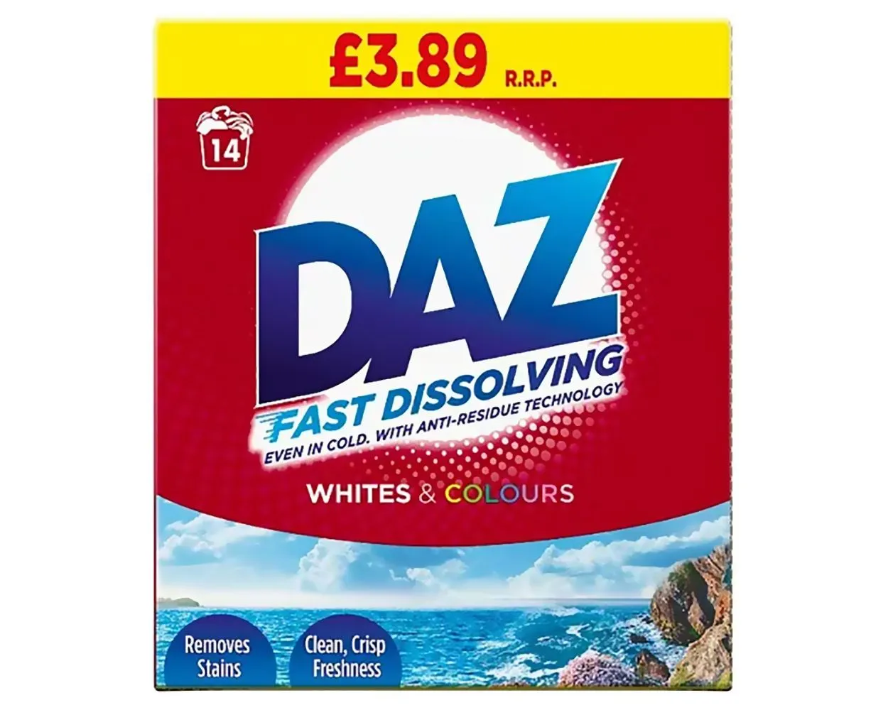 Daz washing powder 14w pmp £3.89