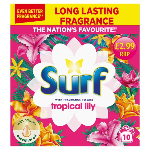 Surf powder tropical pm£2.99 10wash