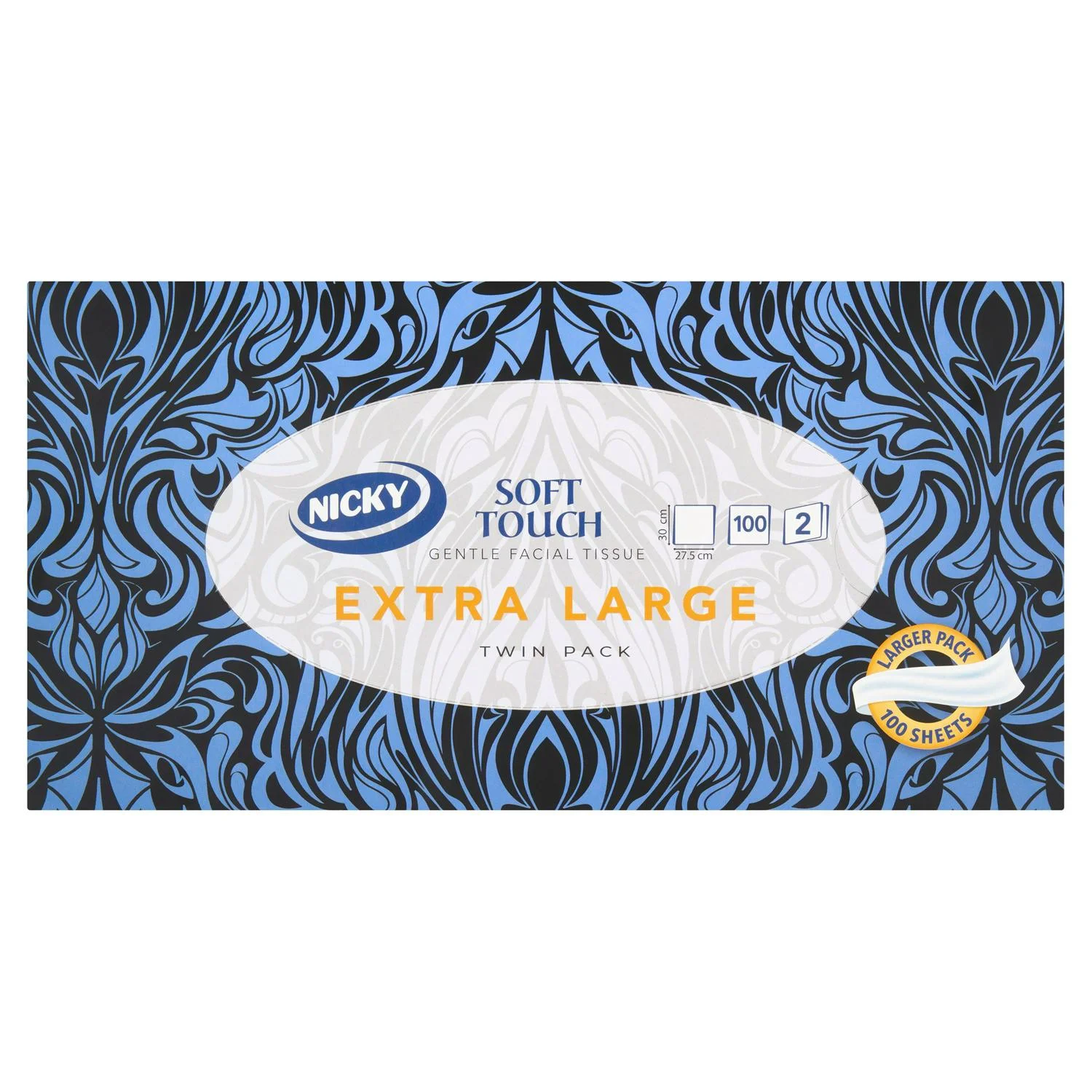 Nicky soft touch extra large tissue twin pack
