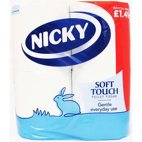 Nicky soft touch t/tiss pm£1.49