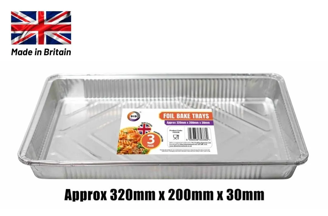 Did foil bake trays 320mm