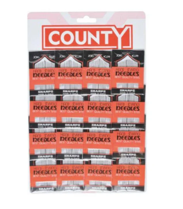 County h.sewing needles