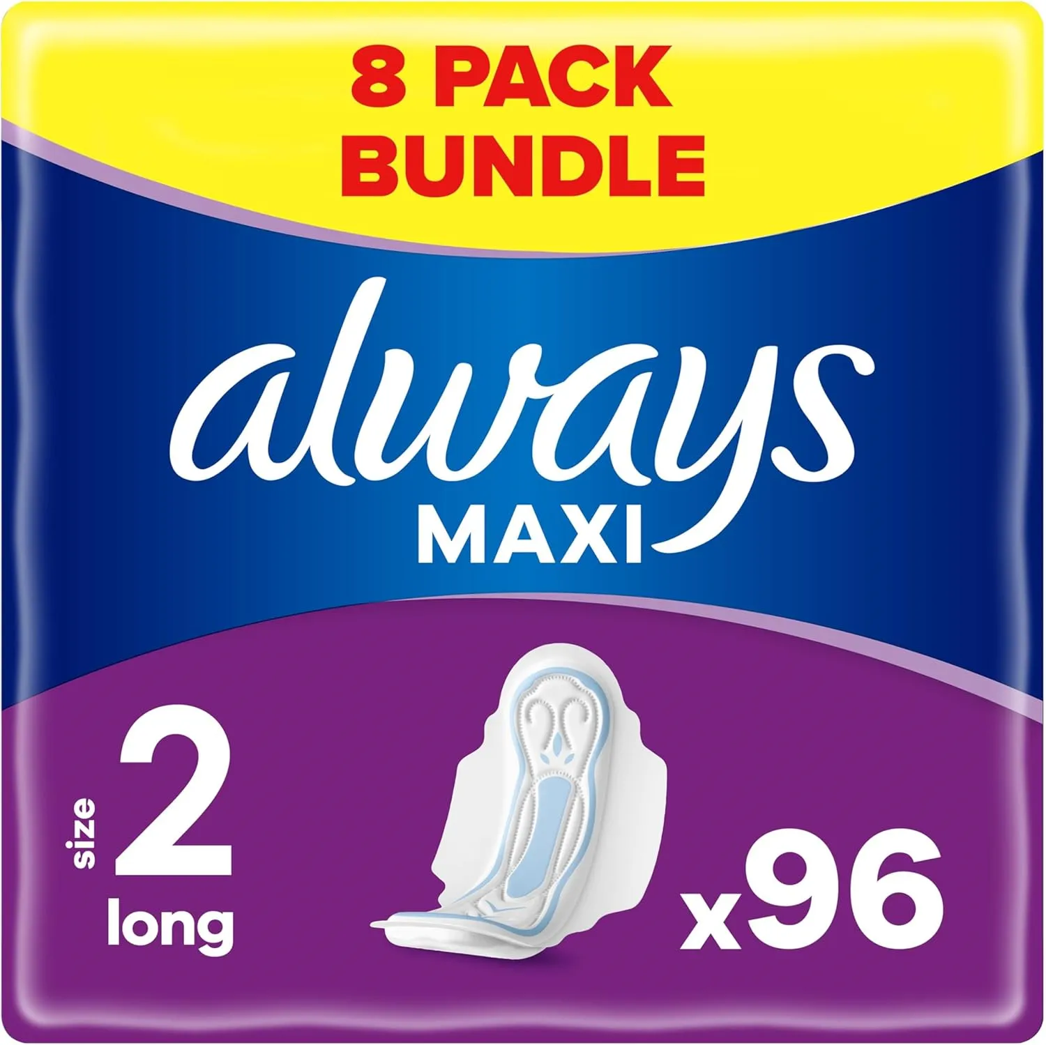 Always maxi long wings size 2