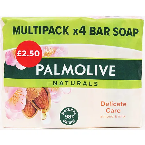 Palmolive almond delicate care bar soap pmp £2.50