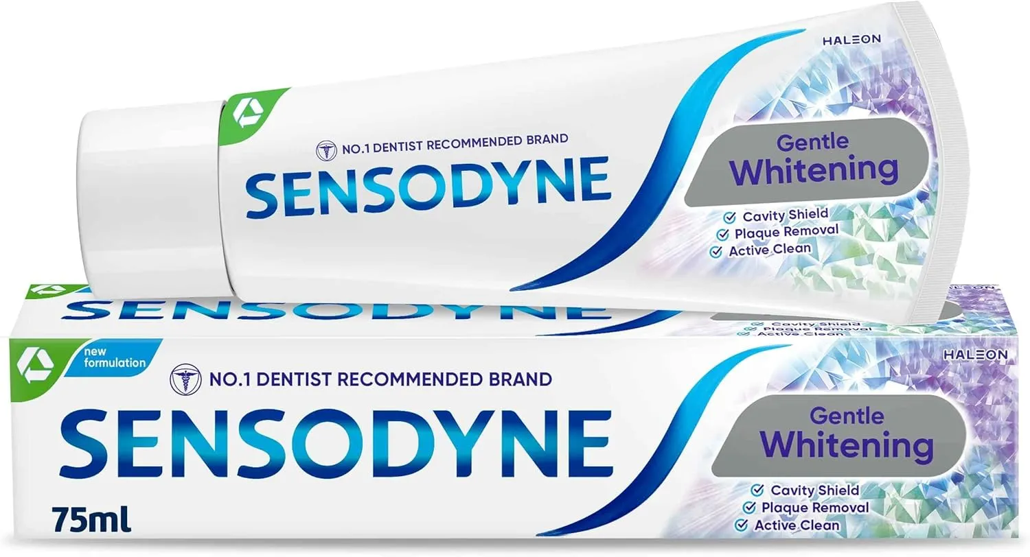 Sensodyne toothpaste gentle whitening