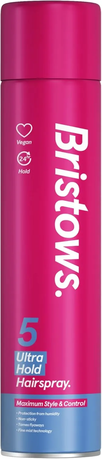 Bristows ultra hold hair spray