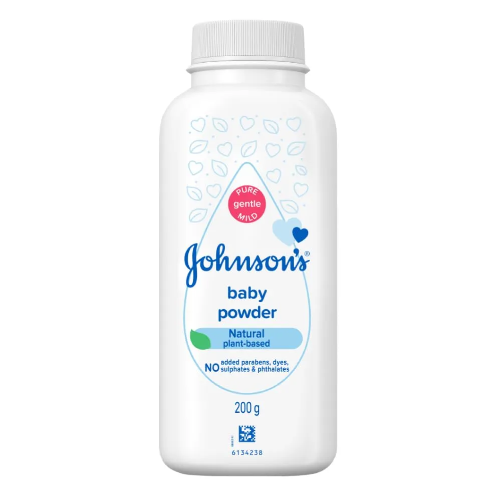 Johnsons baby powder natural