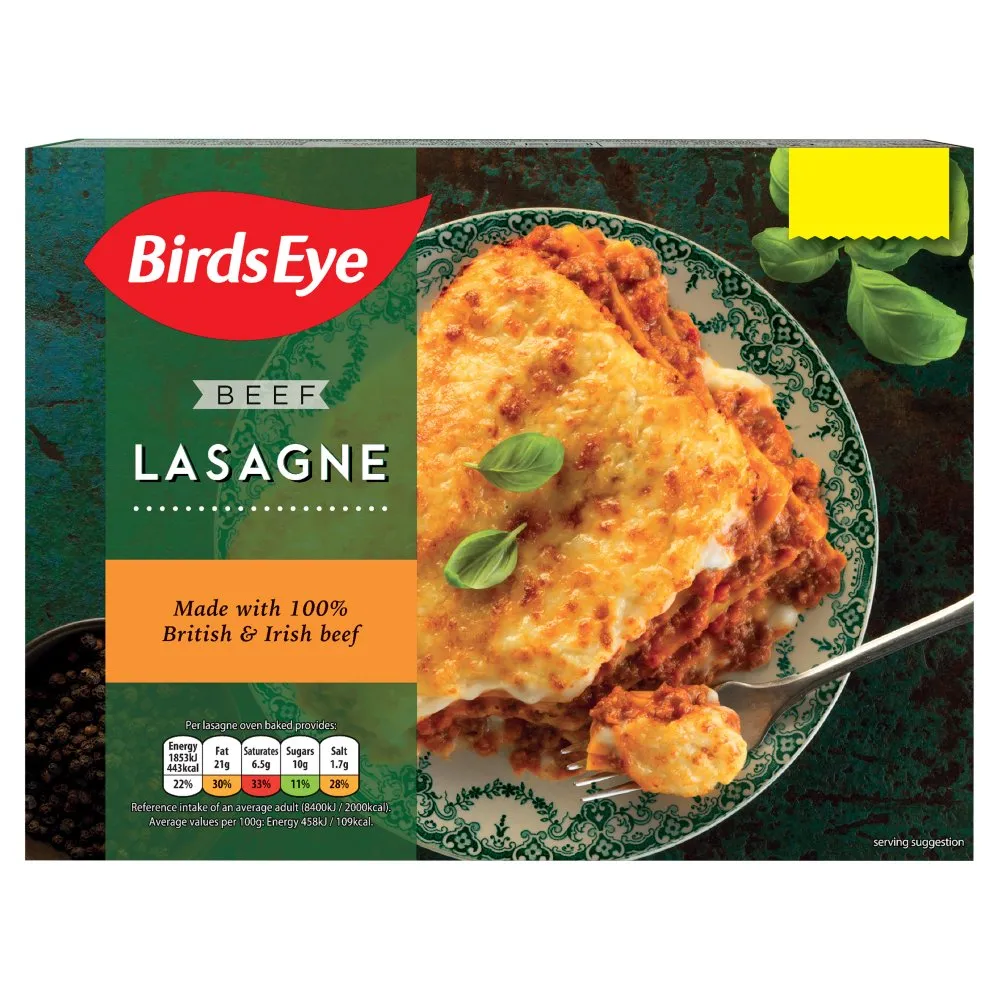 Birds eye beef lasagne £2.99