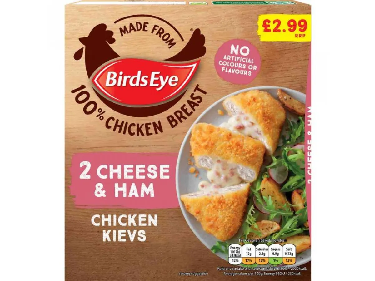 Birds eye garlic & herb chicken kiev £2.99