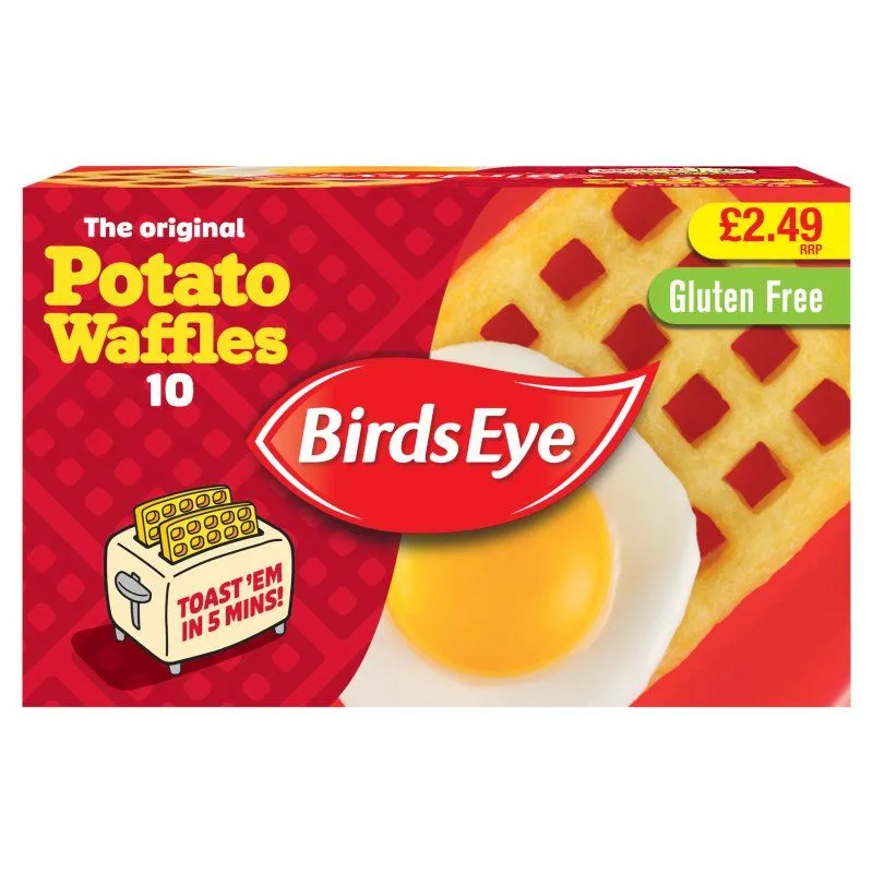 Birds eye 10 potato waffles £2.49