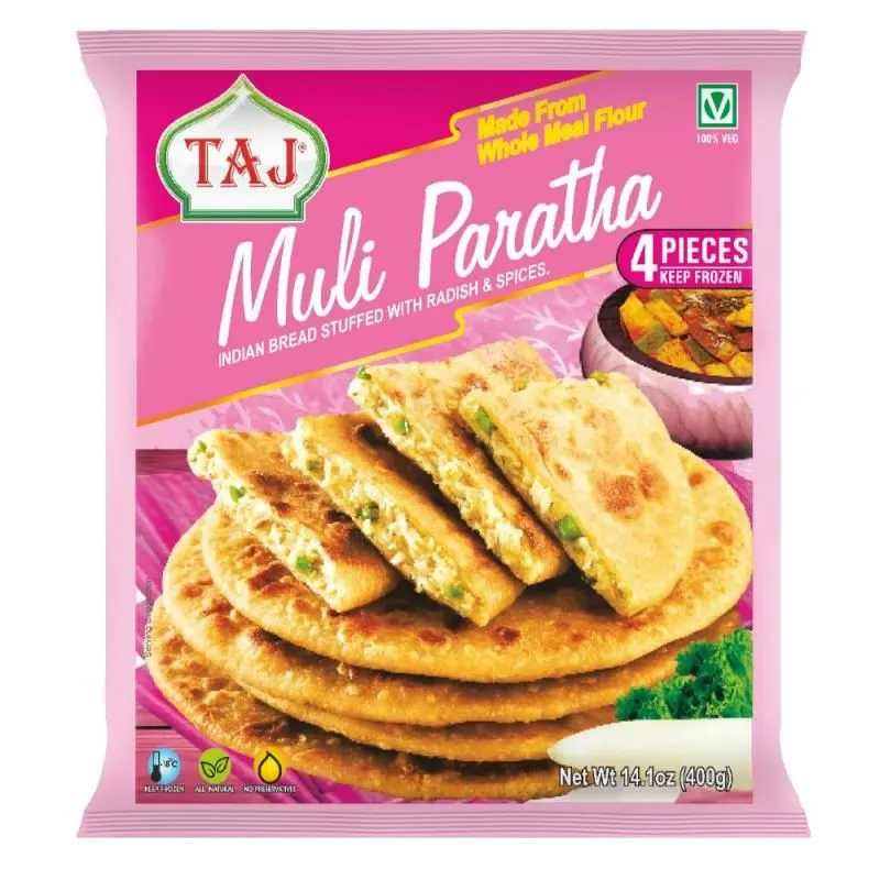 Taj muli paratha