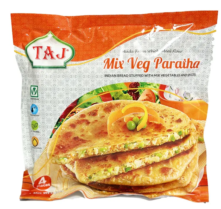 Taj mixed vegetable paratha