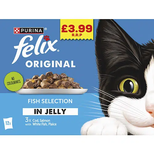 [902769/4] FELIX FISH SELECTION IN JELLY12 PACK PM£3.99