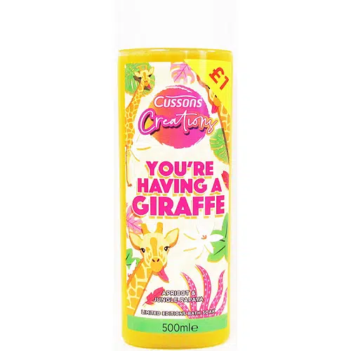 [904199/6] CUSSONS CREATIONS BATH GIRAFFE PMP£1