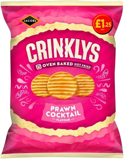 [905614/15] CRINKLYS PRAWN COCKTAIL PMP£1.25