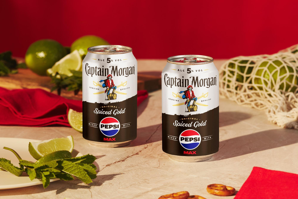 [905805/12] CAPTAIN MORGAN PEPSI MAX PMP £2.25