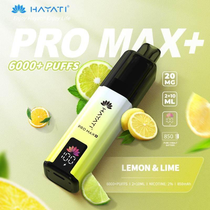[905899/5] HAYATI PRO MAX+ 6000+ LEMON & LIME KIT