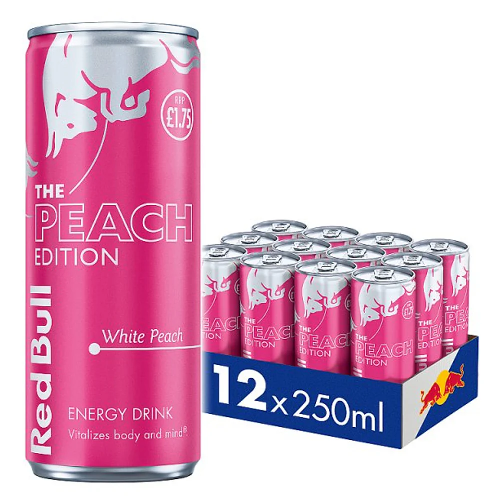[905934/12] RED BULL SUMMER WHITE PEACH EDITION PMP£1.75