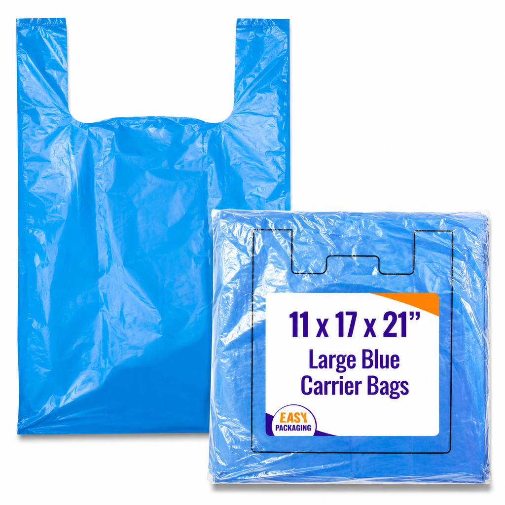 [905941/10] BLUE (VEST CARRIER) MEDIUM BAG '11'x'17'x'21'