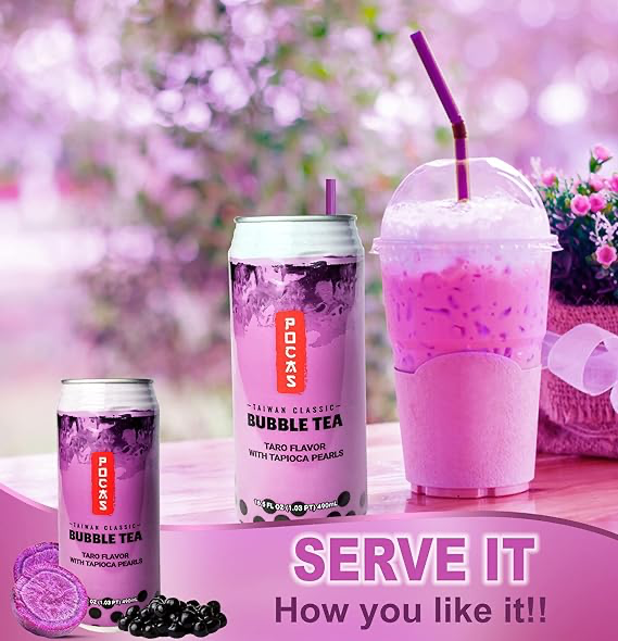 [906018/24] POCAS BUBBLE TEA TARO FLAVOUR