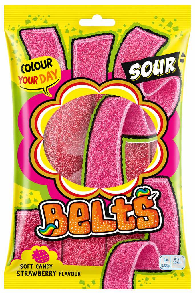 [906045/18] CHUPA CHUPS STRAWBERRY BELTS