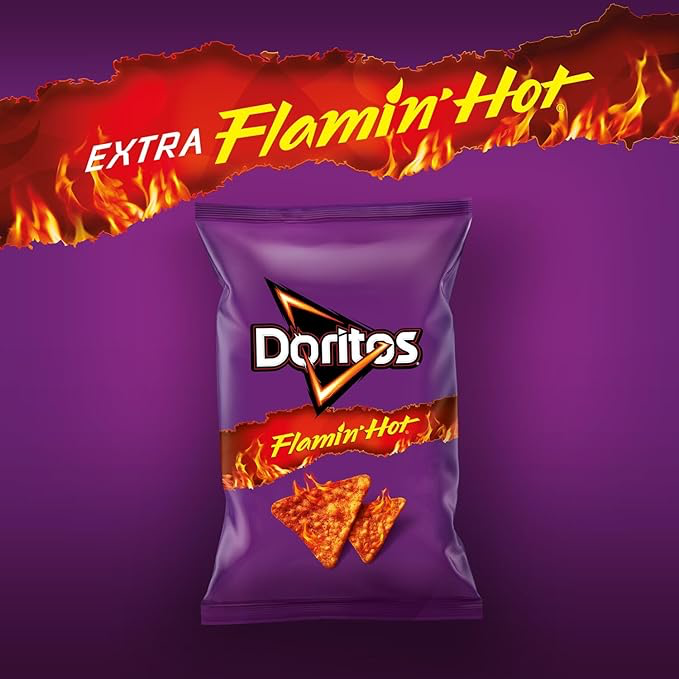 [906062/15] DORITOS FLAMIN' HOT SHARING PACK PMP £1.35