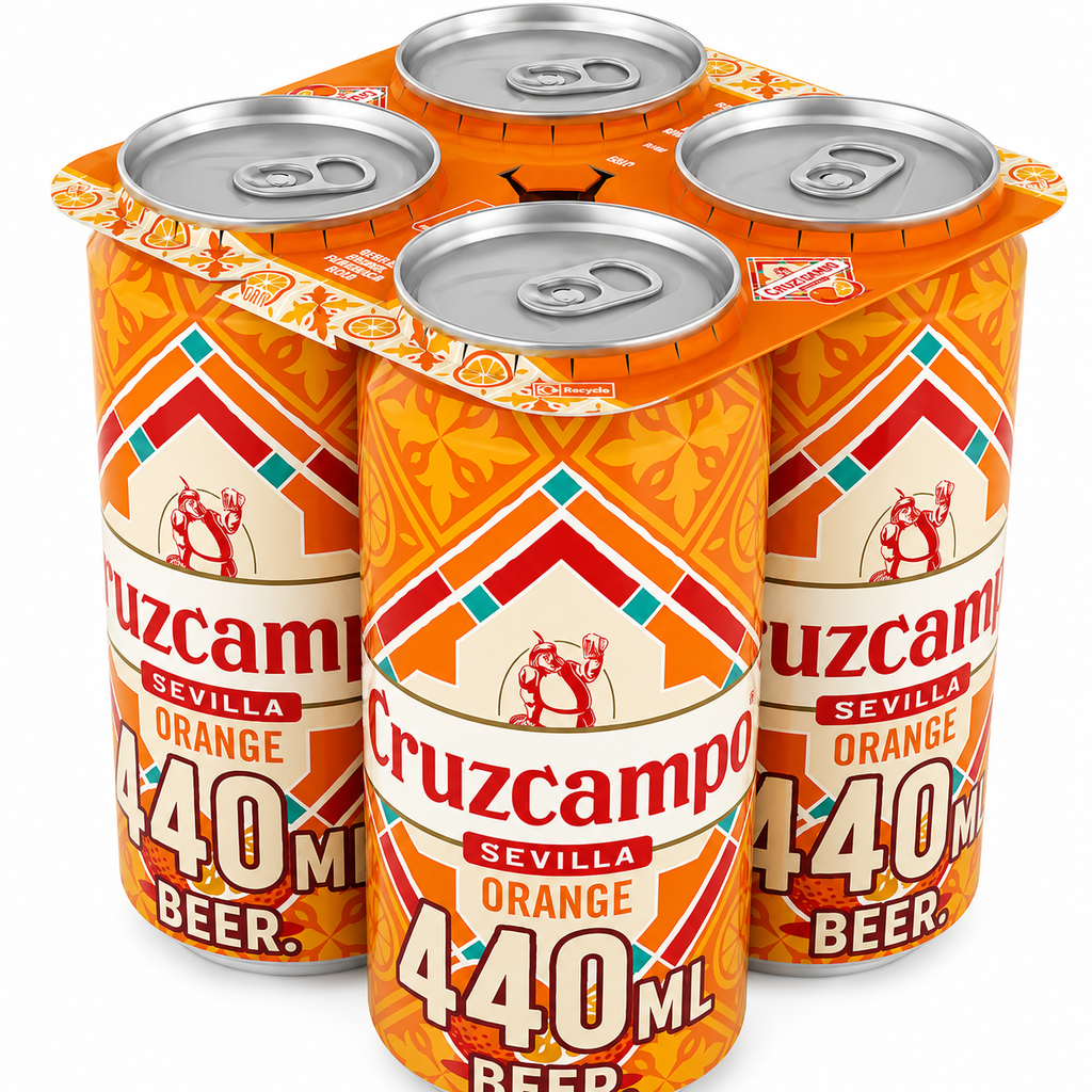 [906085/6] CRUZCAMPO ORANGE 4PACK