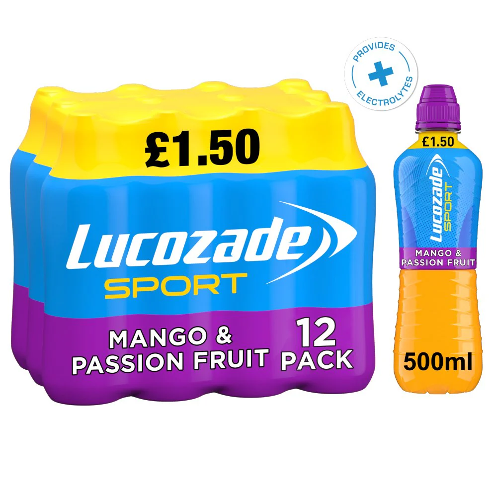 [94023/12] LUCOZADE SPORT MANGO & PASSION FRUIT PM£1.50